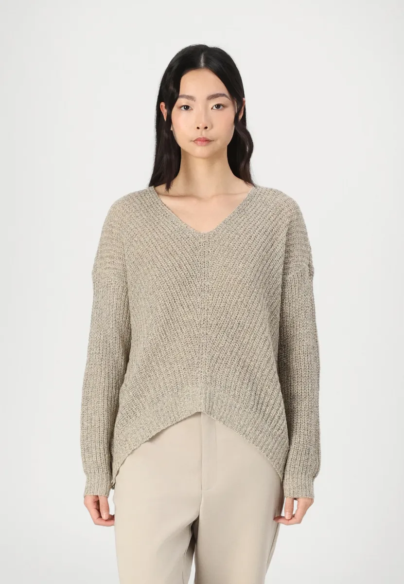 JDYNEW MEGAN NOOS - Strickpullover - cement