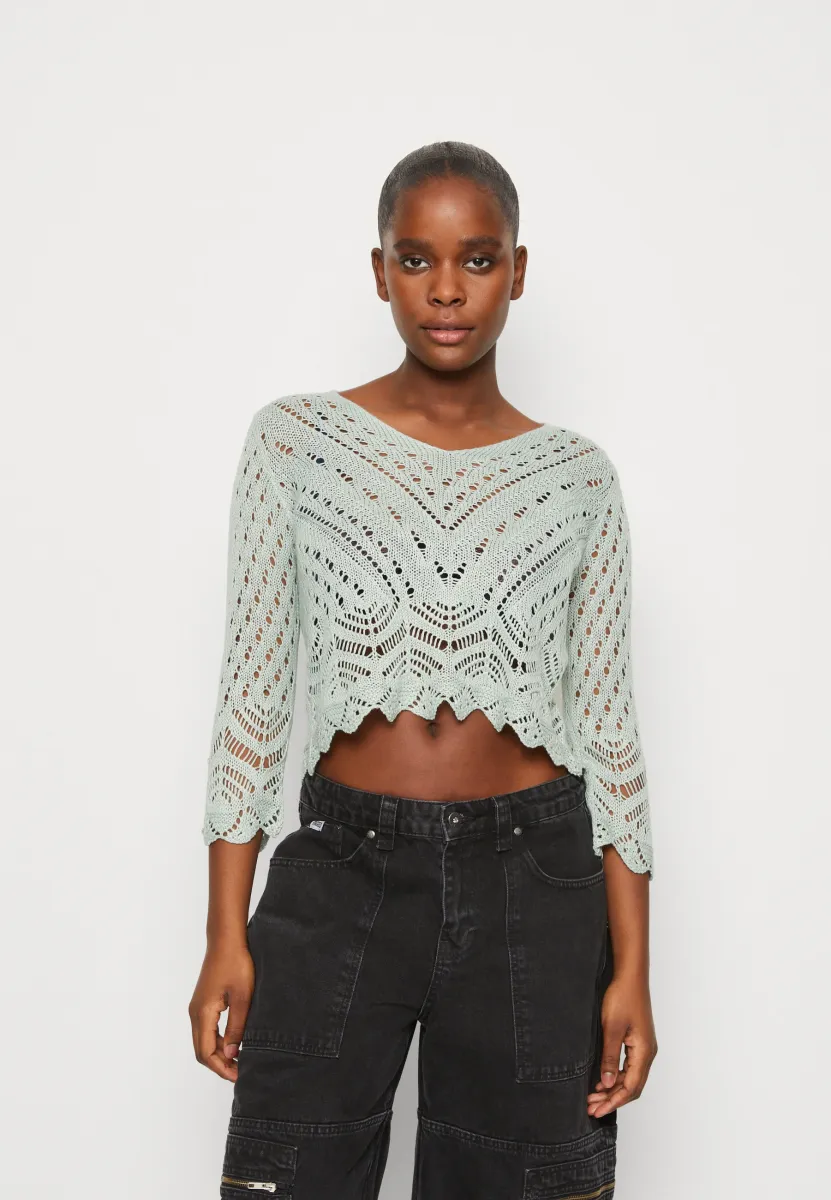 JDYNEW SUN CROPPED  - Strickpullover - jadeite