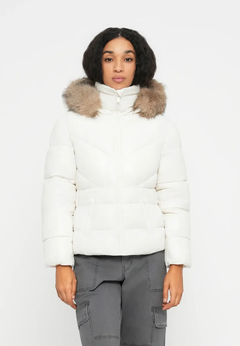 JDYNICKY LIFE SHORT  - Winterjacke - white