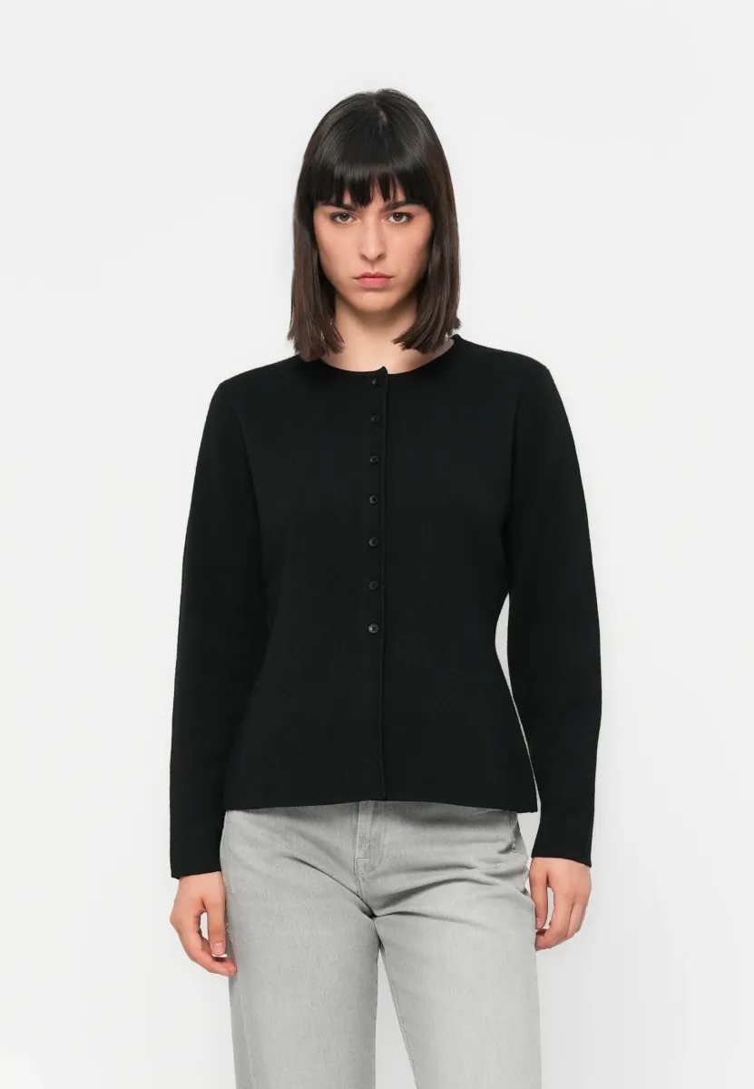 JDYPRIME LIFE WAIST BUTTON  - Strickjacke - black