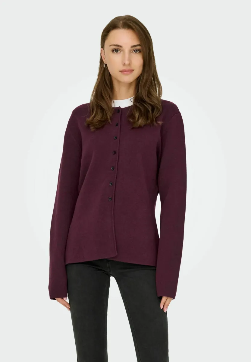 JDYPRIME LIFE WAIST BUTTON  - Strickjacke - fig