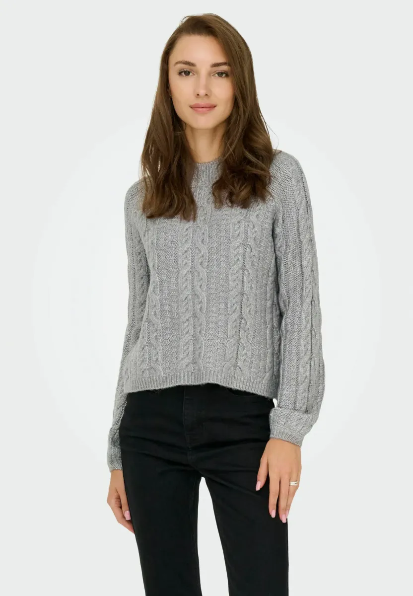 JDYSILJA CABLE - Strickpullover - december sky