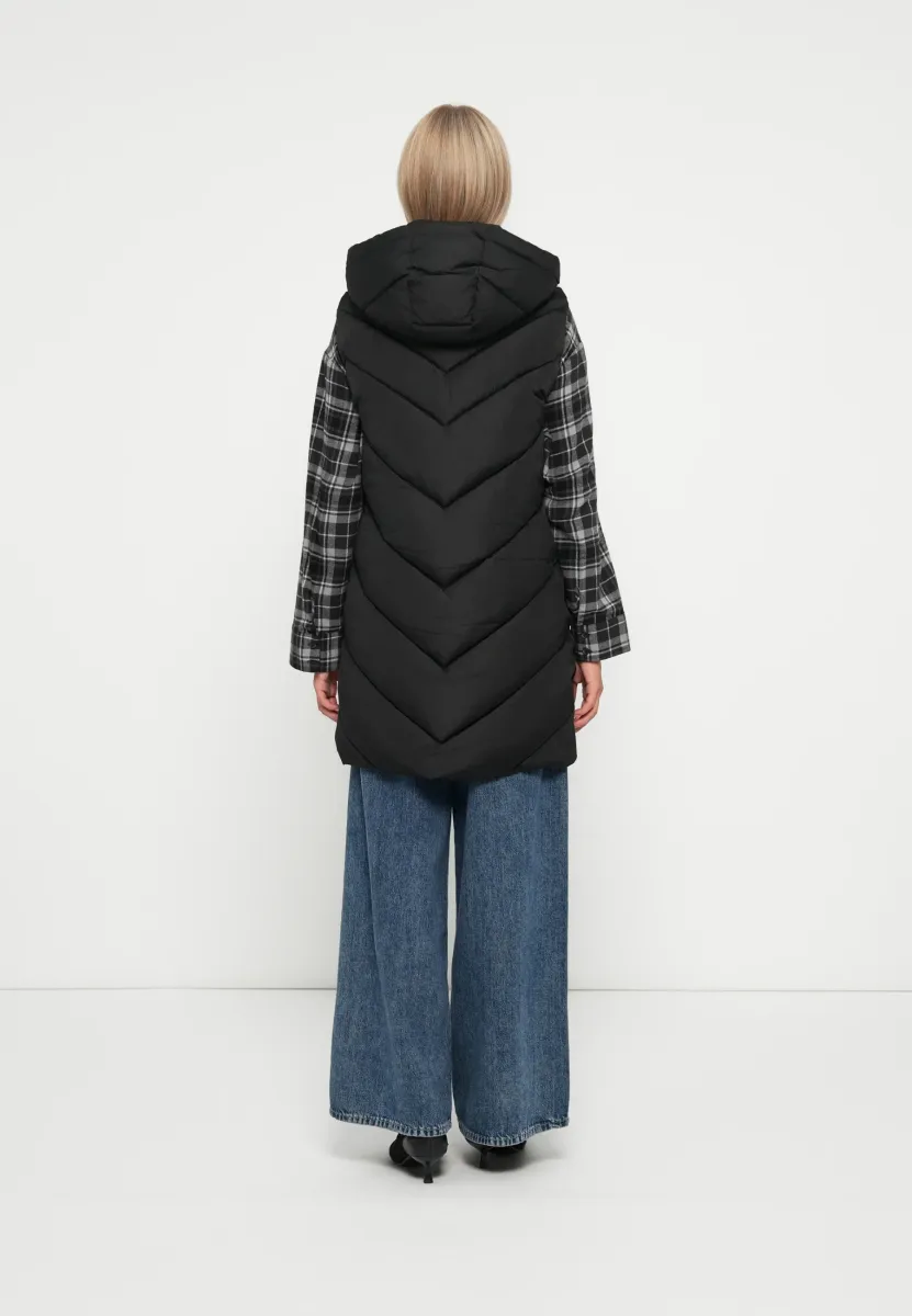 JDYSKYLAR PADDED HOOD - Weste - black
