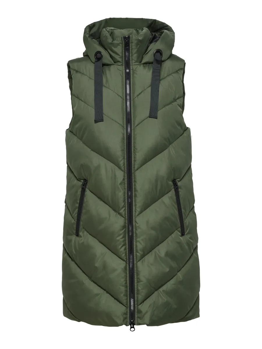 JDYSKYLAR PADDED HOOD - Weste - forest night