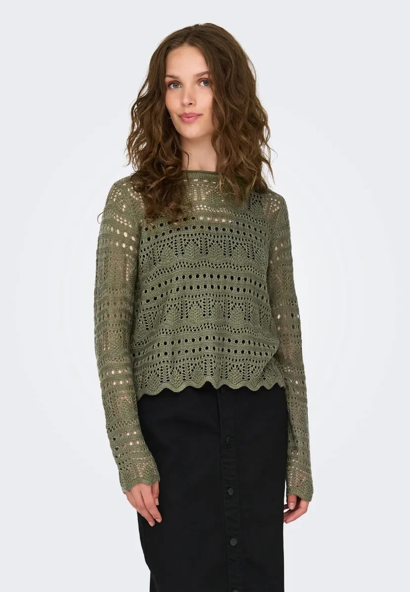 JDYSUN LAY  - Strickpullover - grün