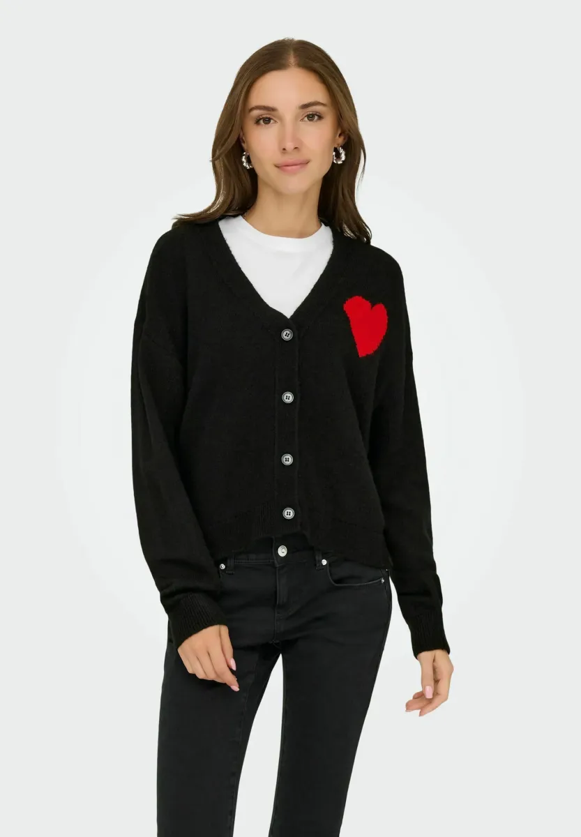 JDYVITTORIA  - Strickjacke - black