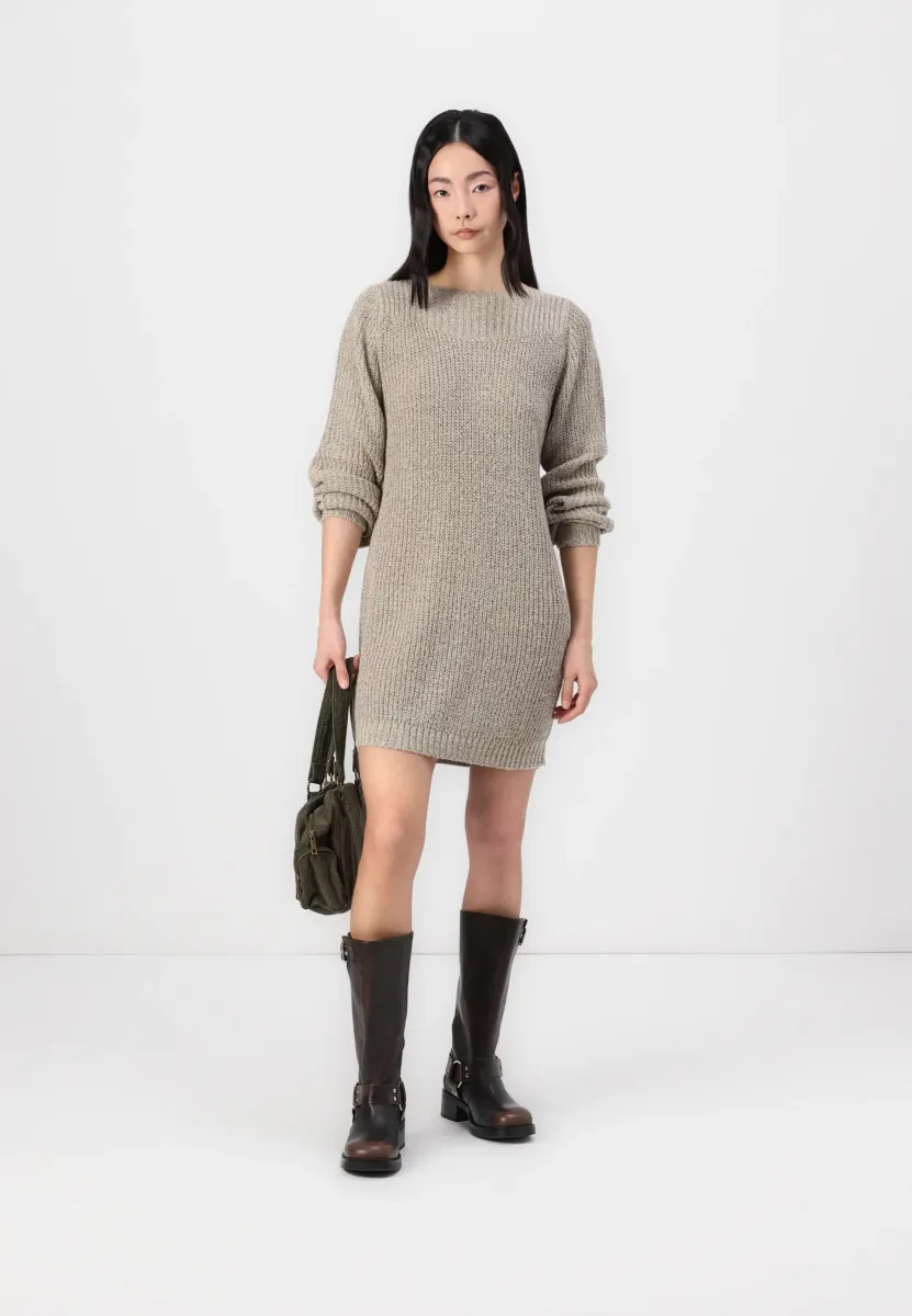 JDYWHITNEY MEGAN BOAT NOOS - Etuikleid - cement