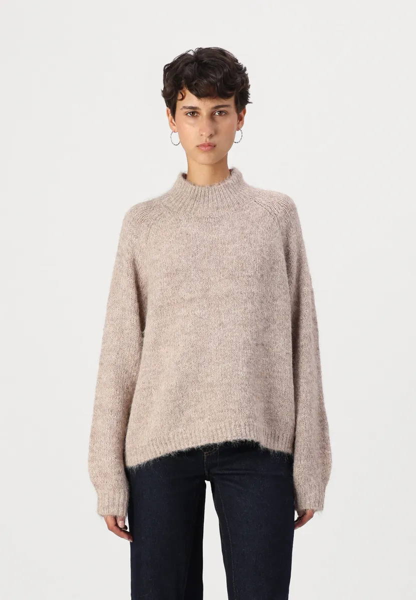 JDYZOEY LIFE RAGLAN NOOS - Strickpullover - chateau gray