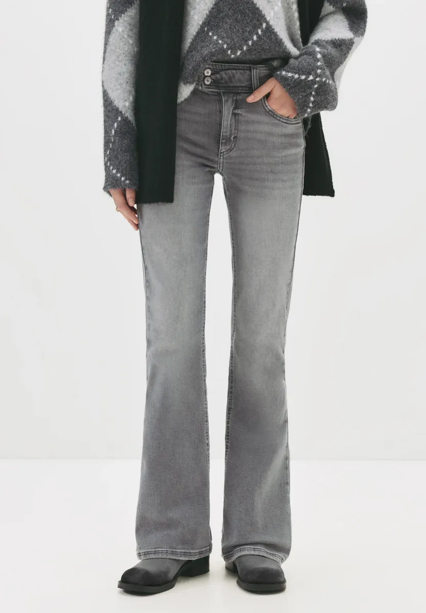 Jeans Bootcut - light grey