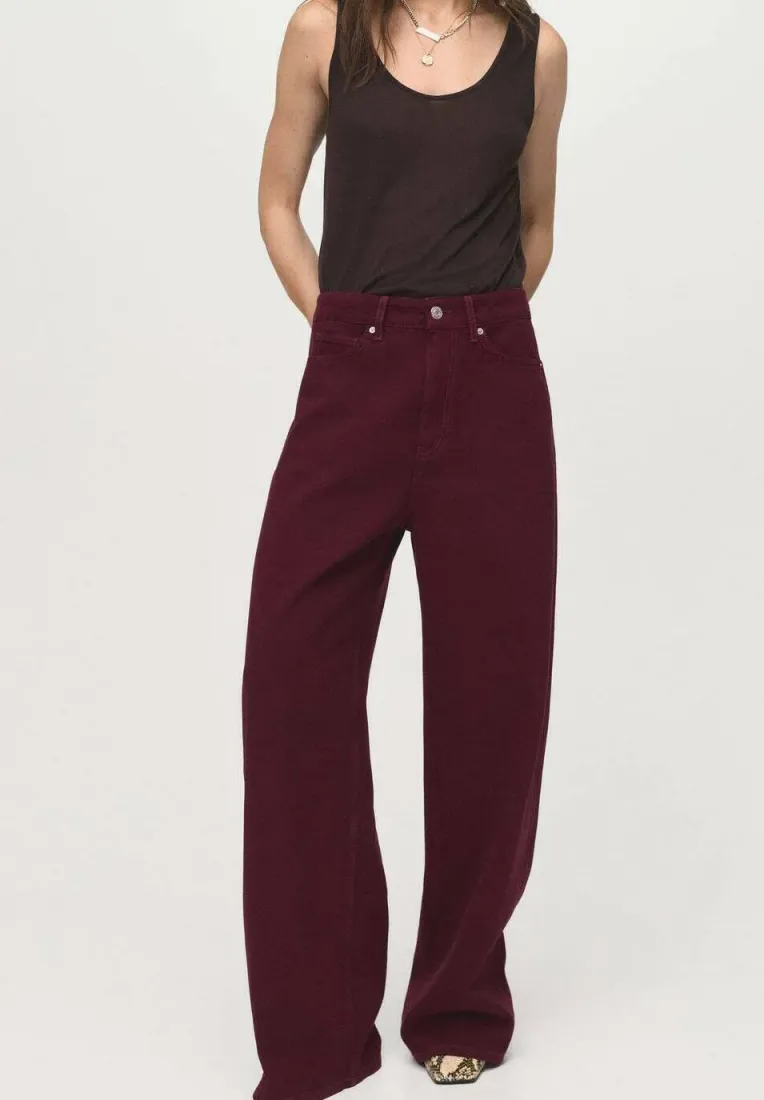 Jeans Relaxed Fit - wine