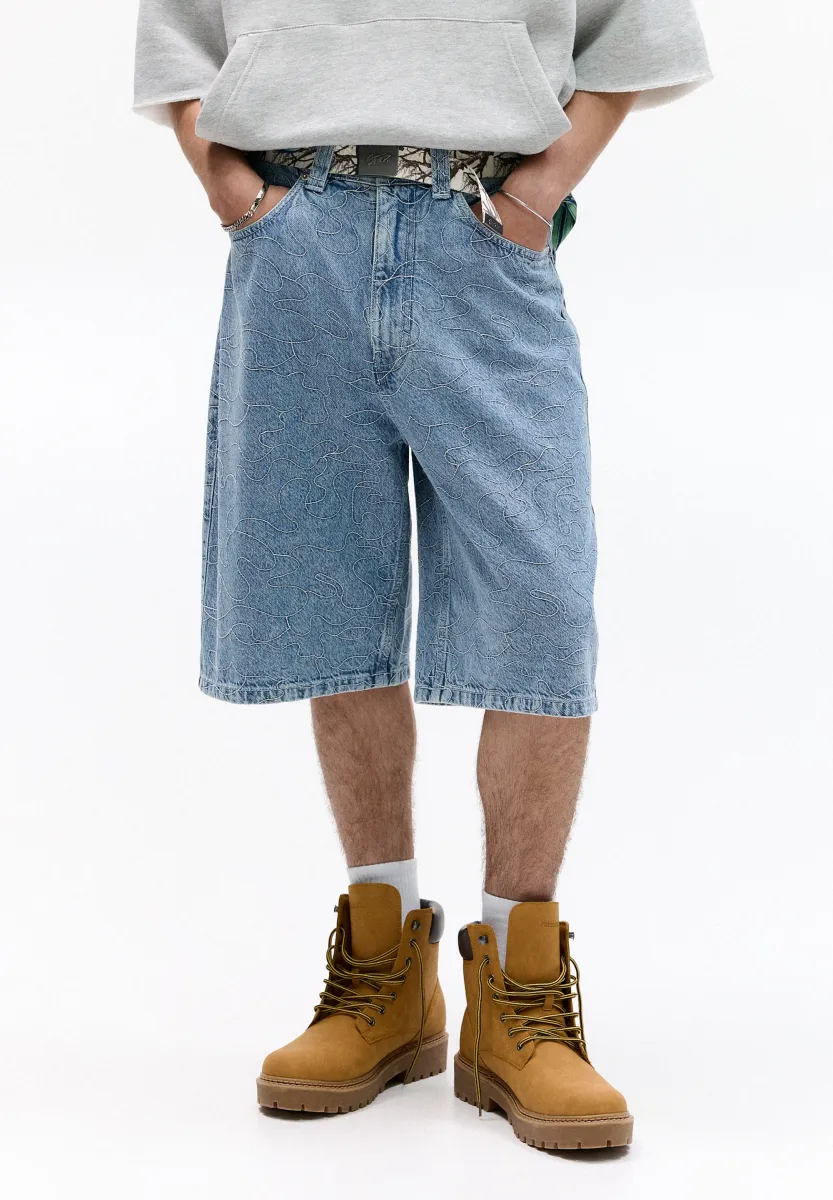 Jeans Shorts - blue denim