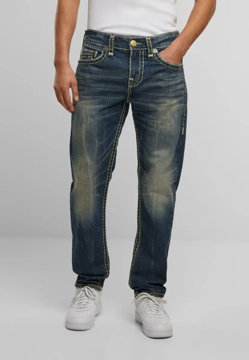 Jeans Straight Leg - dark washed blue