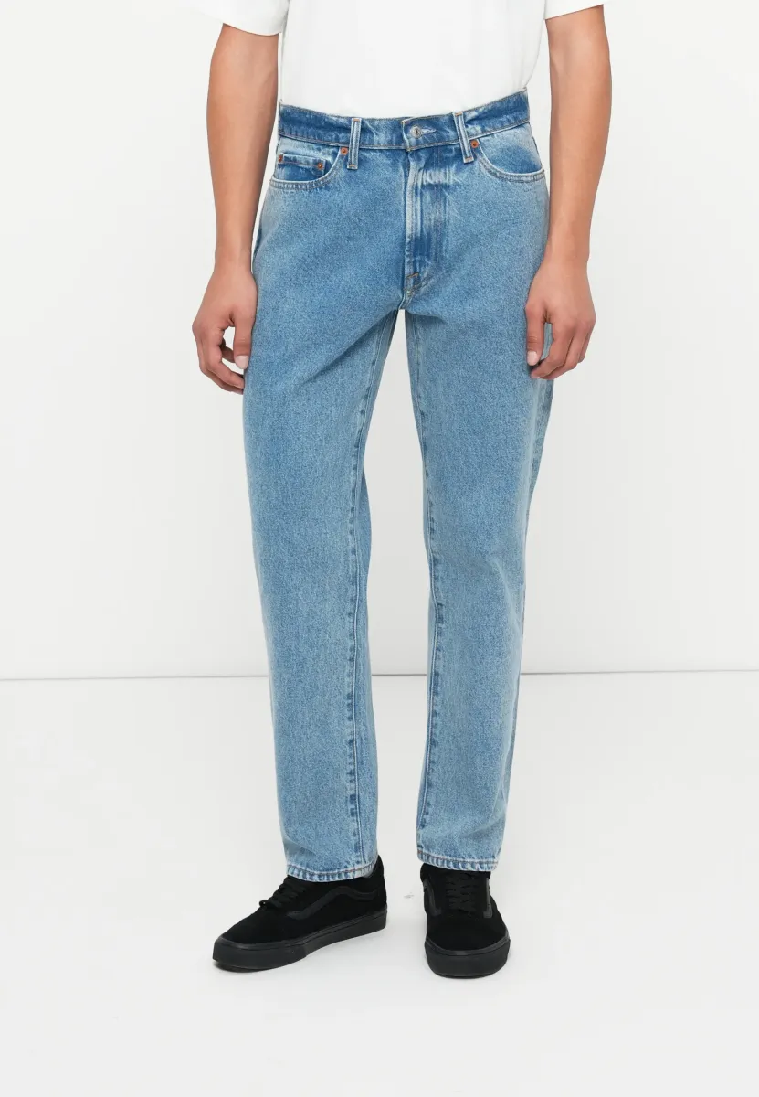 Jeans Straight Leg - light-blue denim