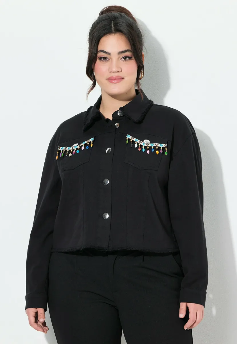 Jeansjacke - black