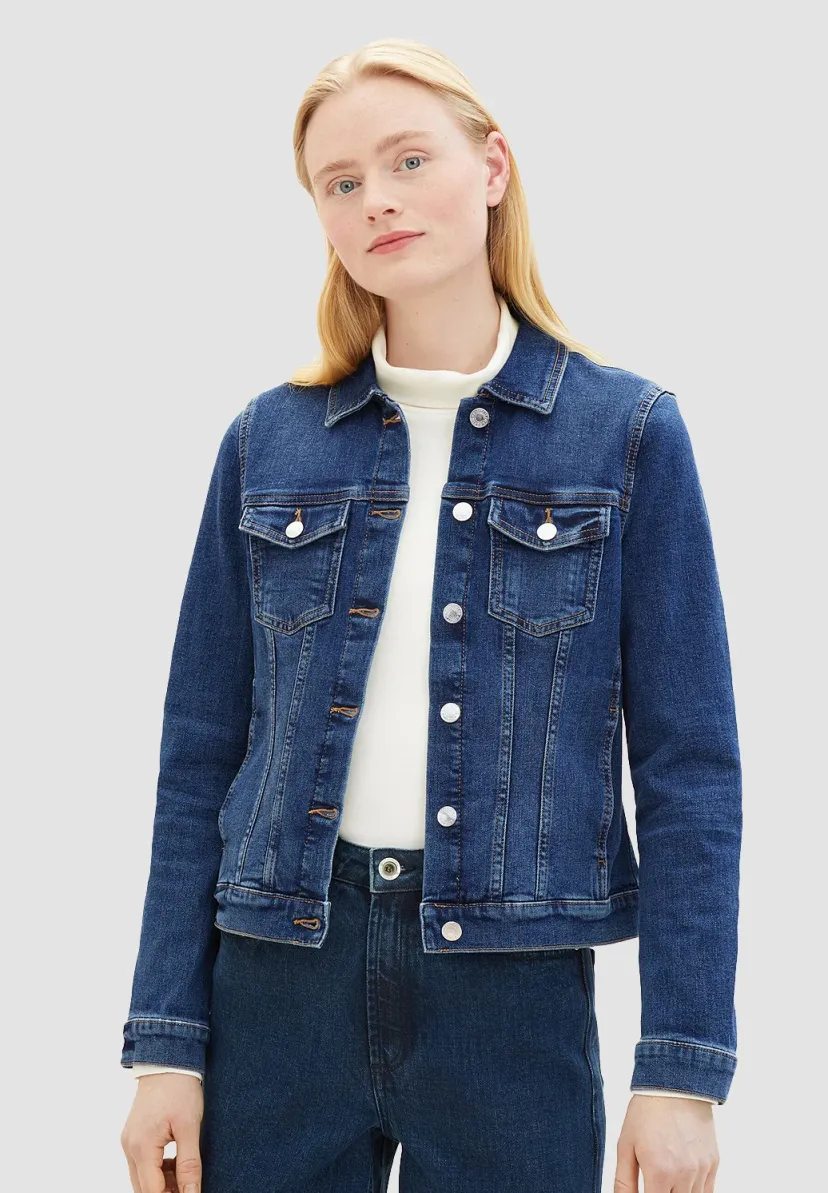 Jeansjacke - blau-2