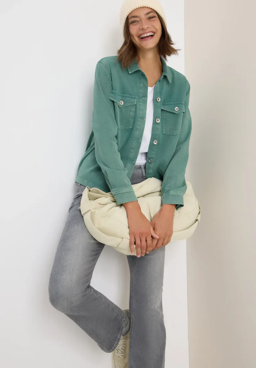 Jeansjacke - grün