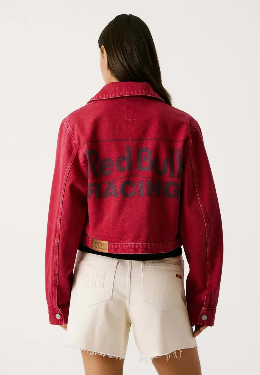 Jeansjacke - mars red