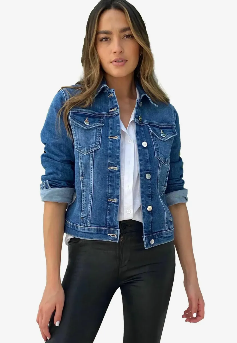 Jeansjacke - mid blue
