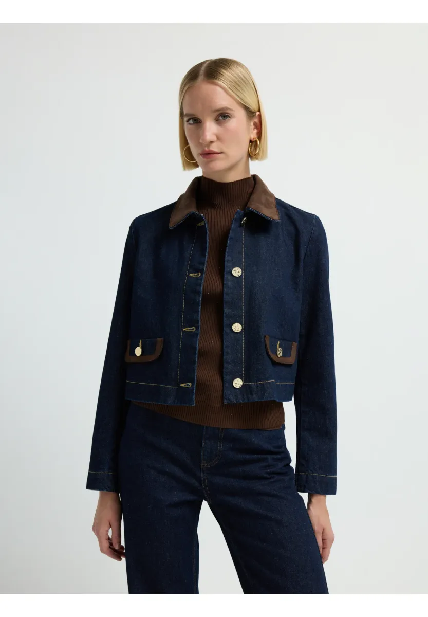 Jeansjacke - navy blue