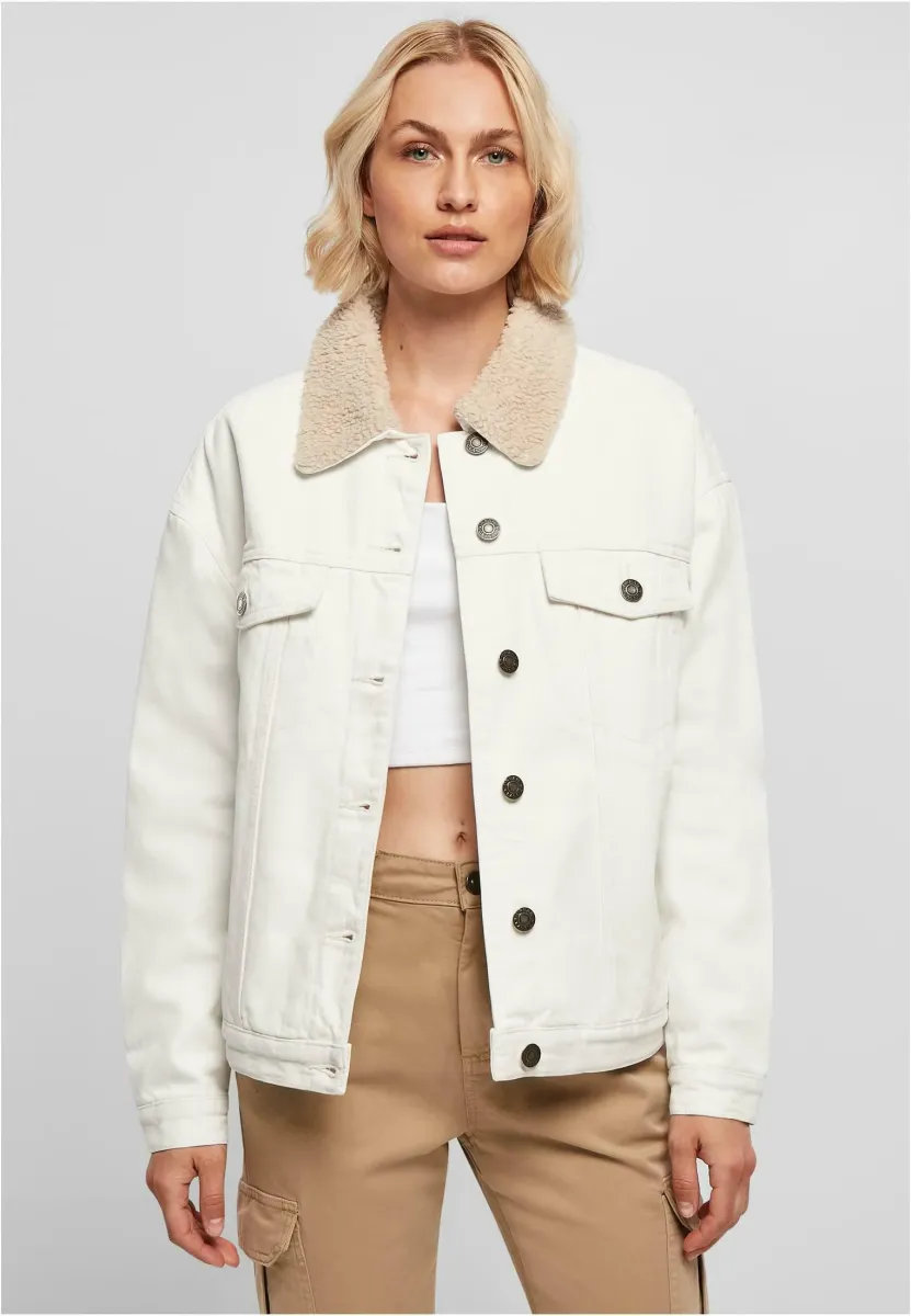 Jeansjacke - offwhite raw