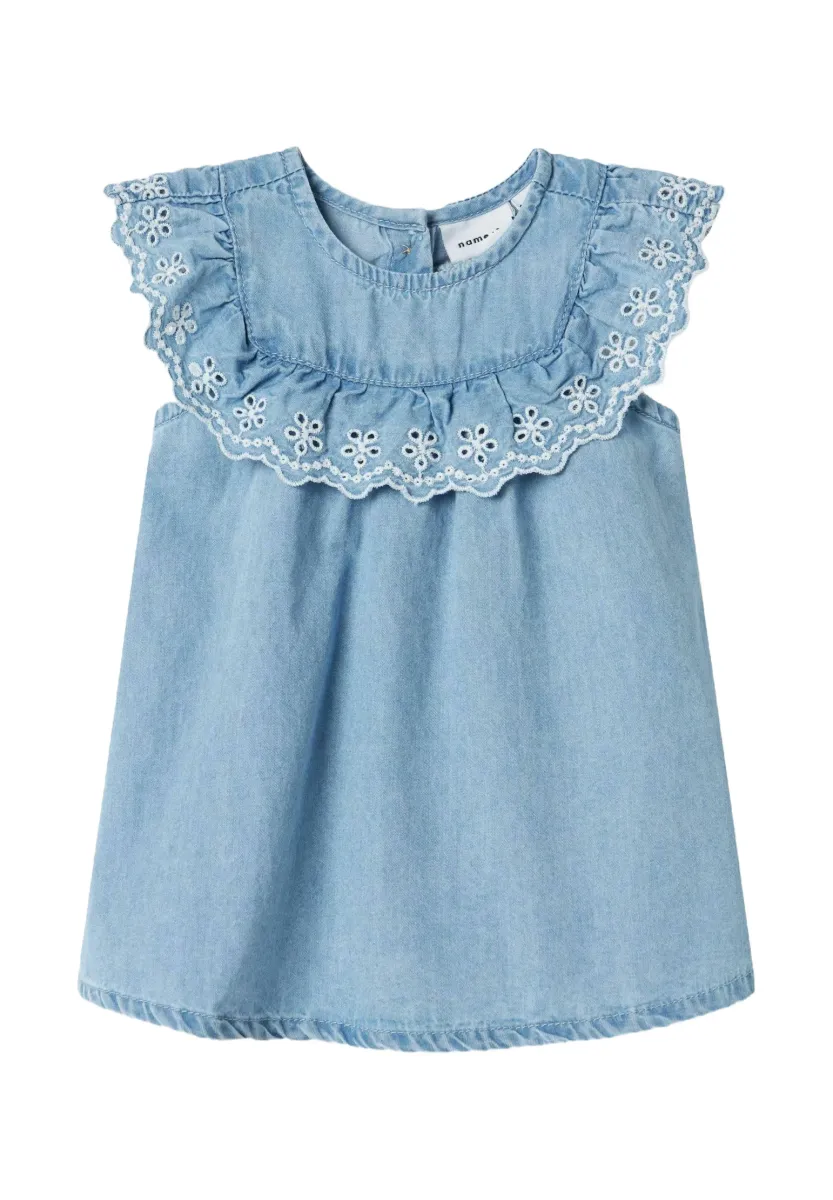Jeanskleid - light blue denim