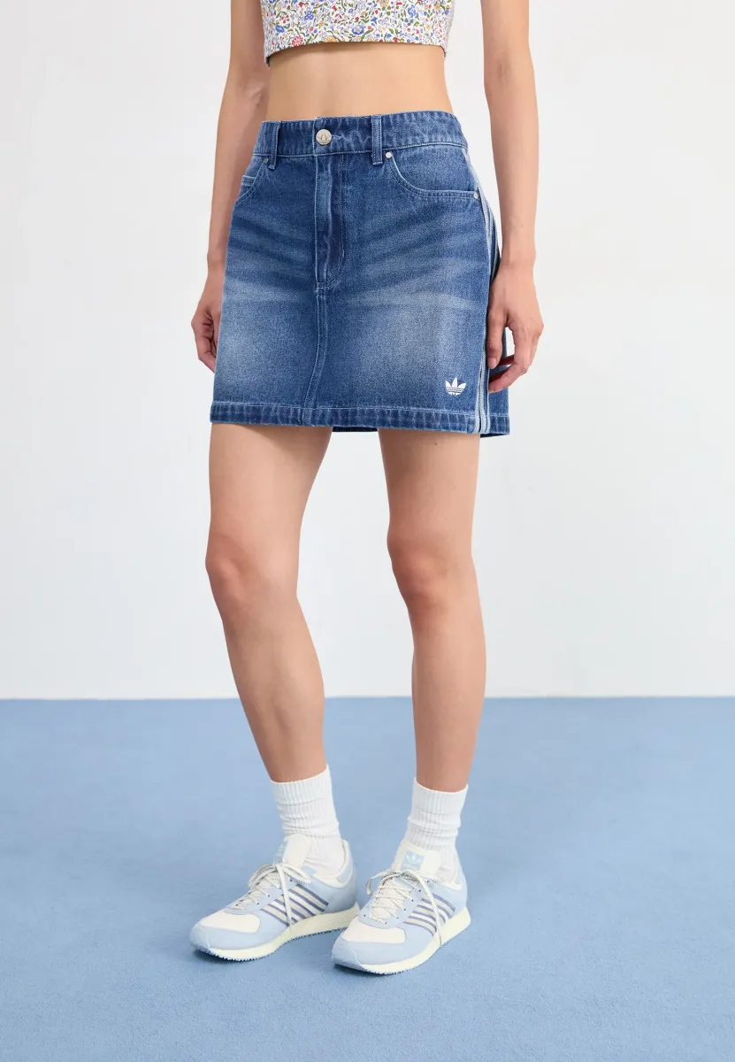 Jeansrock - blue denim