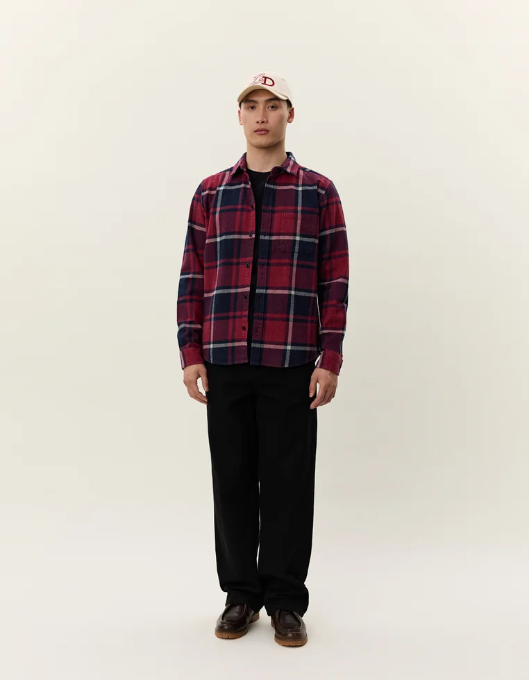 JEREMY CHECK - Hemd - tibetan red