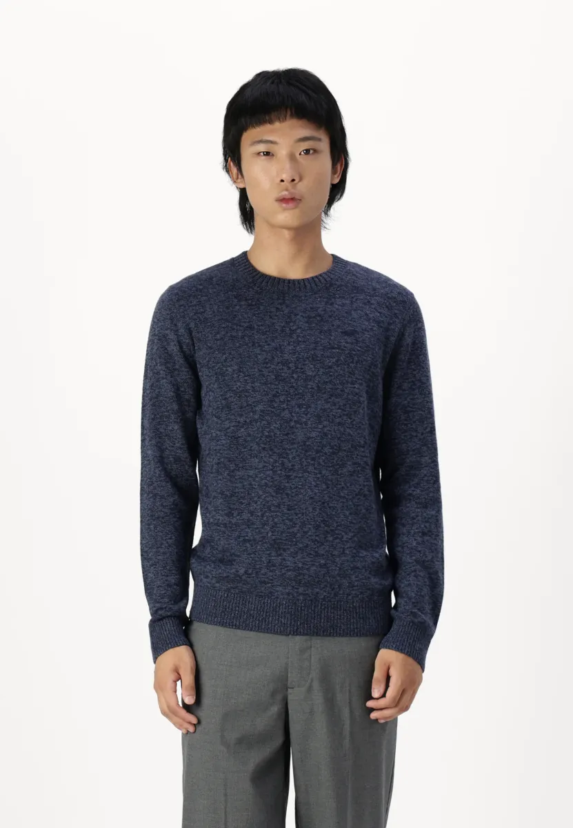Jersey Crew Sweater - Strickpullover - navy