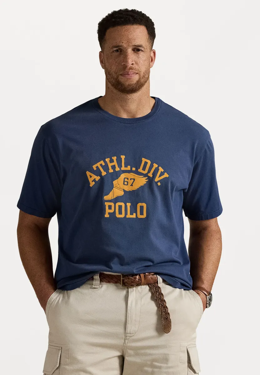 JERSEY GRAPHIC T-SHIRT - T-Shirt print - rustic navy