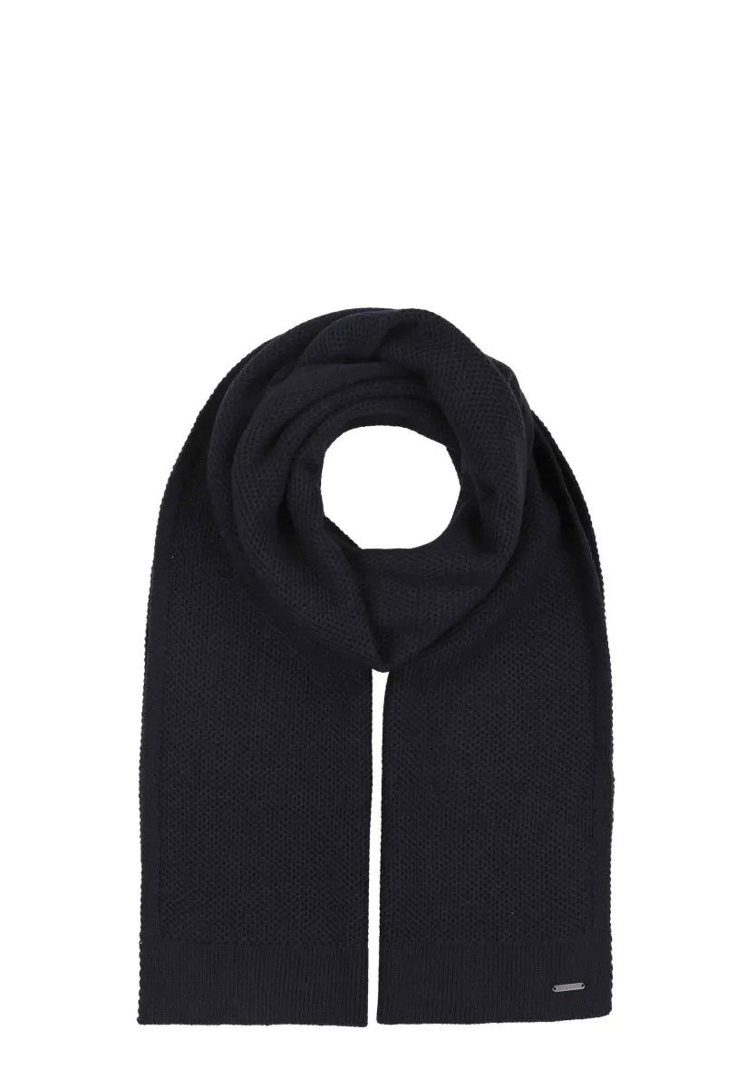 JERSEY KNIT - Schal - navy