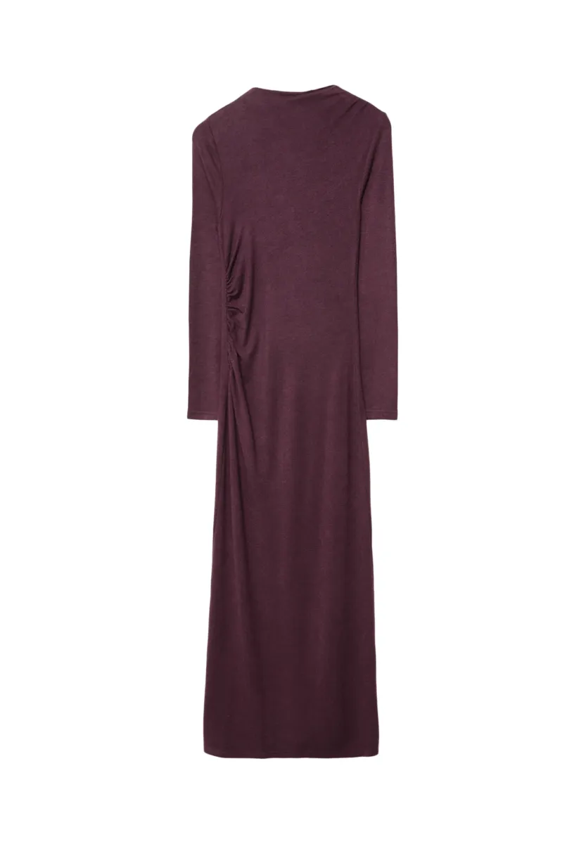 Jerseykleid - bordeaux