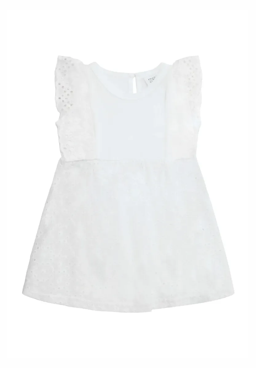 Jerseykleid - white