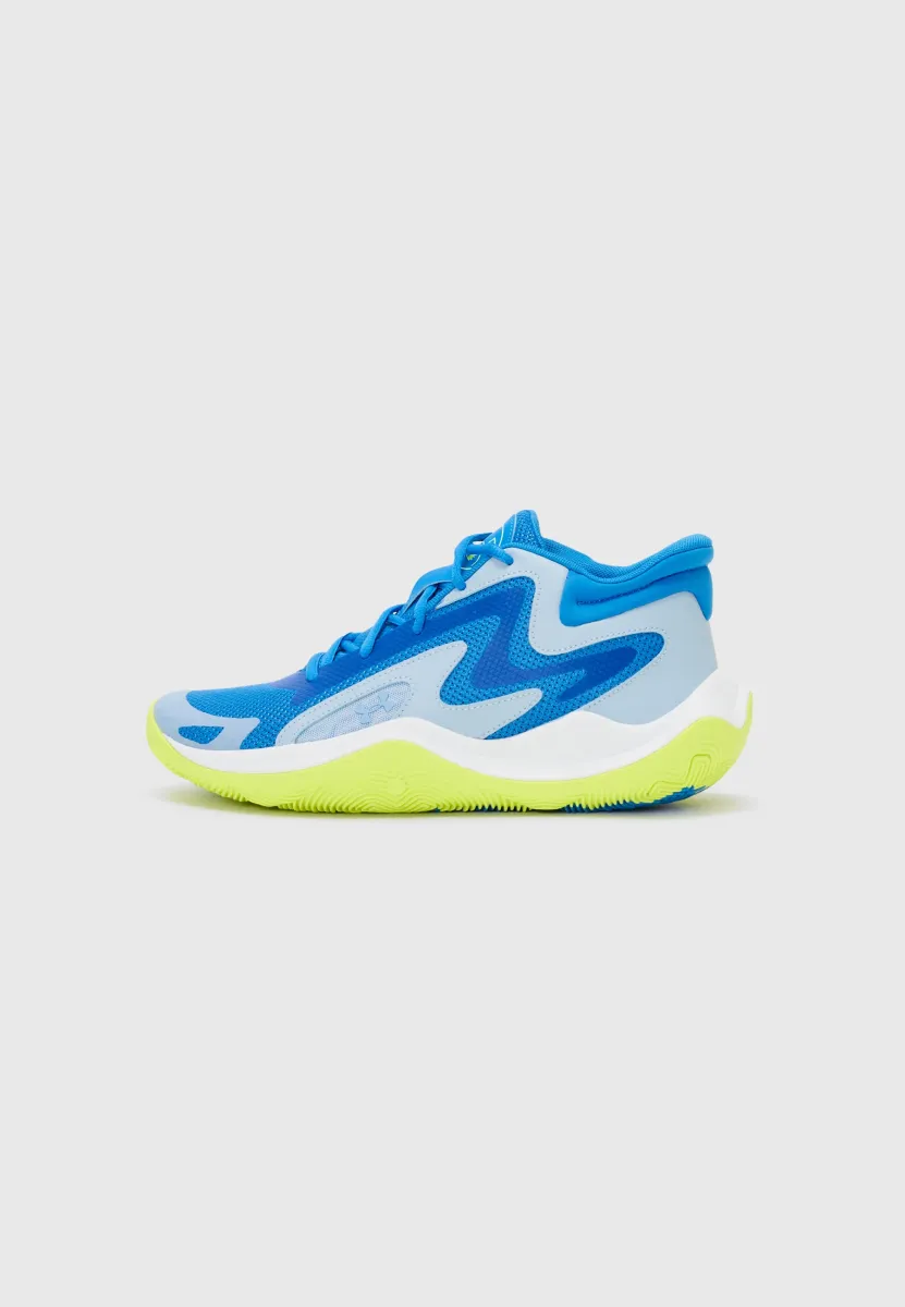 JET 25 UNISEX - Basketballschuh - blue/grey/orange