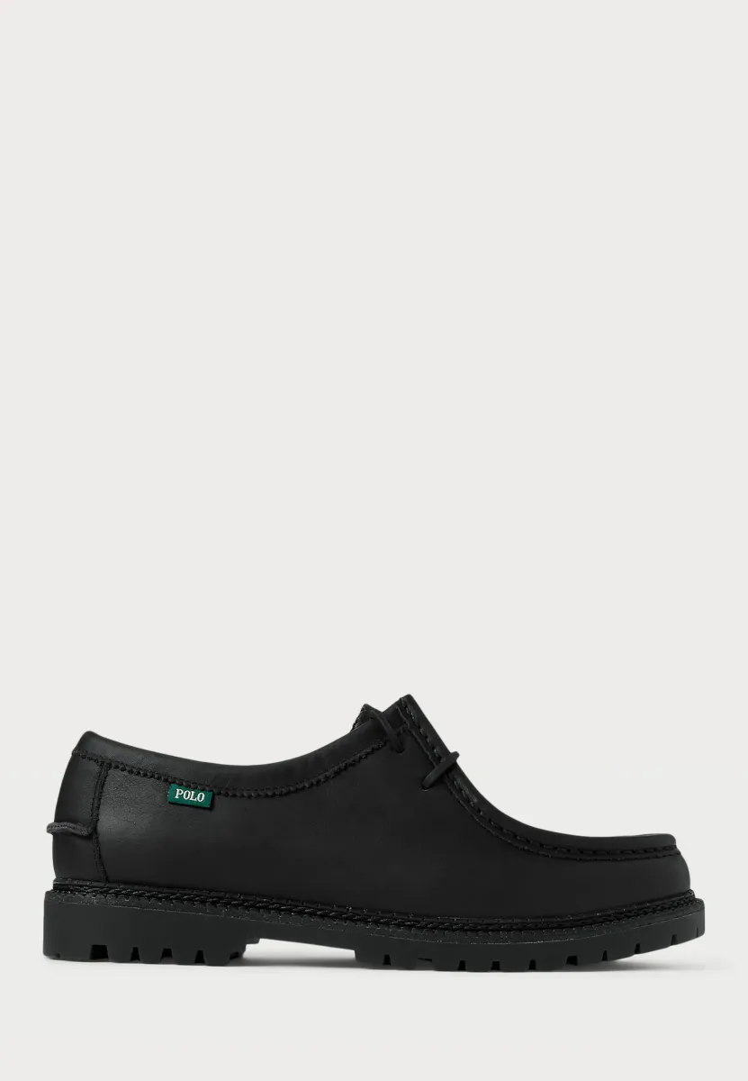 JETT LUG-SOLE LEATHER MOC-TOE SHOE - Bootsschuh - black