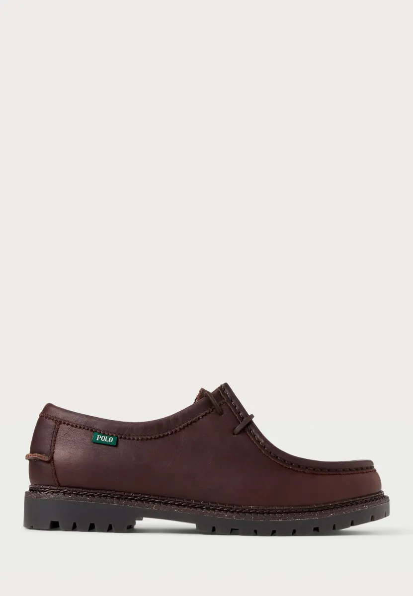 JETT LUG-SOLE LEATHER MOC-TOE SHOE - Bootsschuh - dark brown