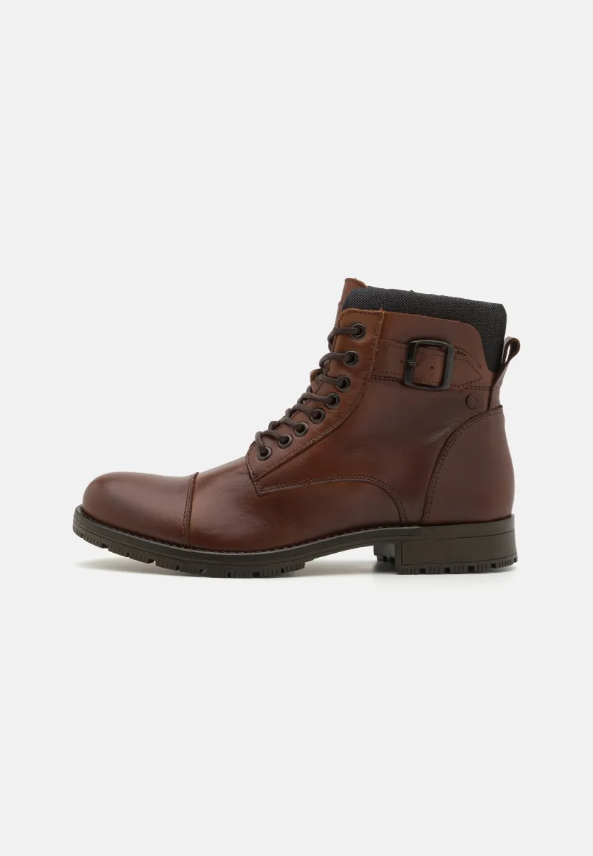JFWALBANY - Cowboy-/Bikerstiefelette - brown stone