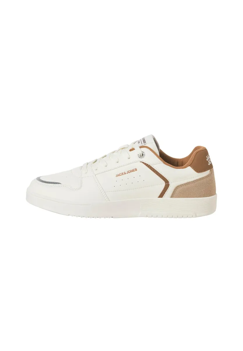 JFWEALING - Sneaker low - marshmallow detail cognac