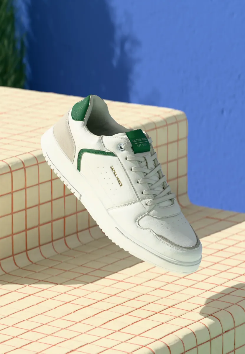 JFWEALING - Sneaker low - white/trekking green