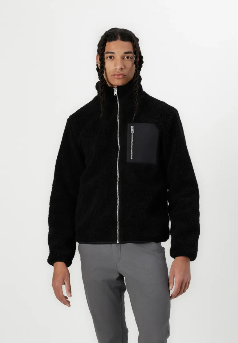JJBRADLEY JACKET - Fleecejacke - black