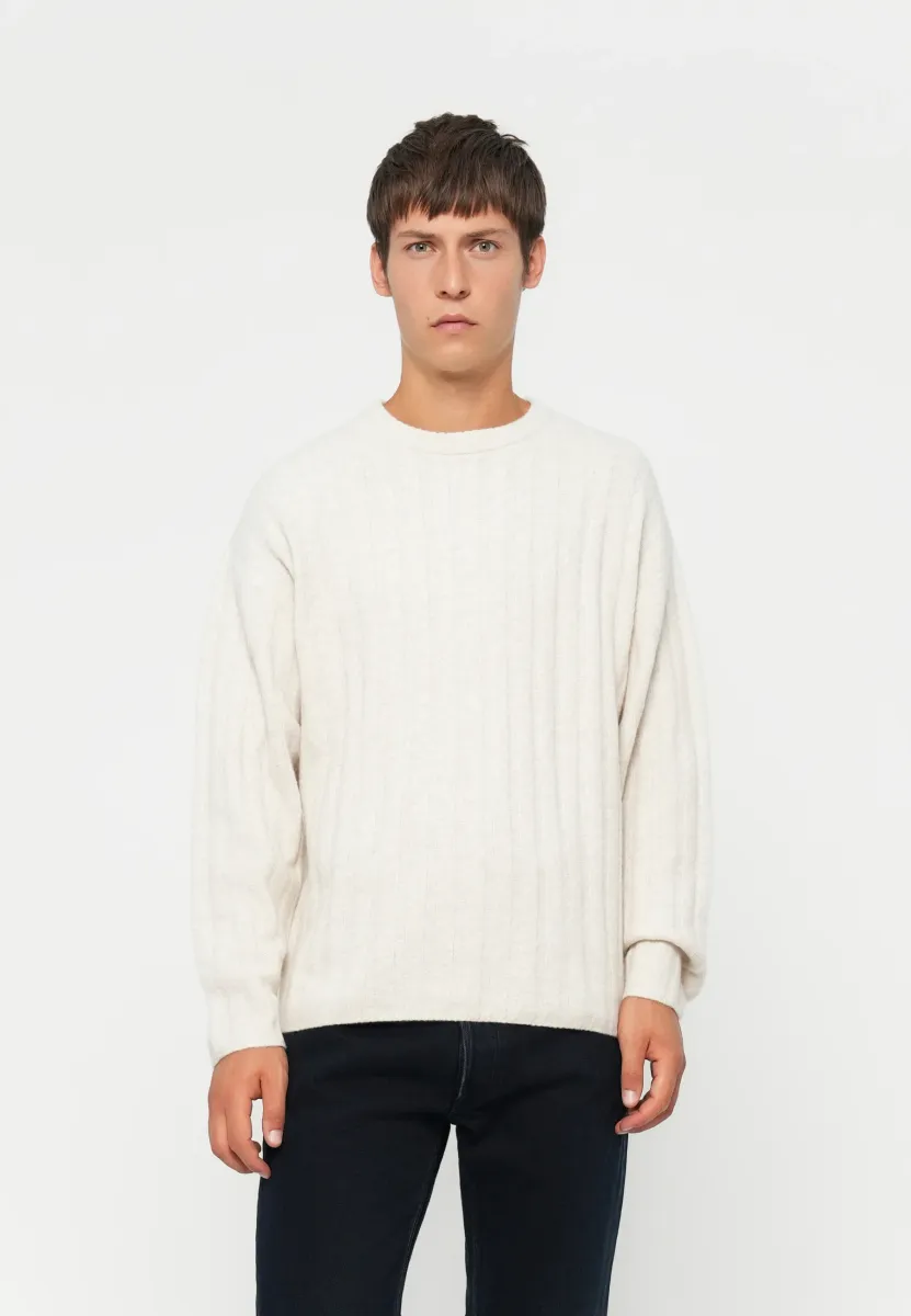 JJEBRADLEY CARTER CREW - Strickpullover - moonbeam