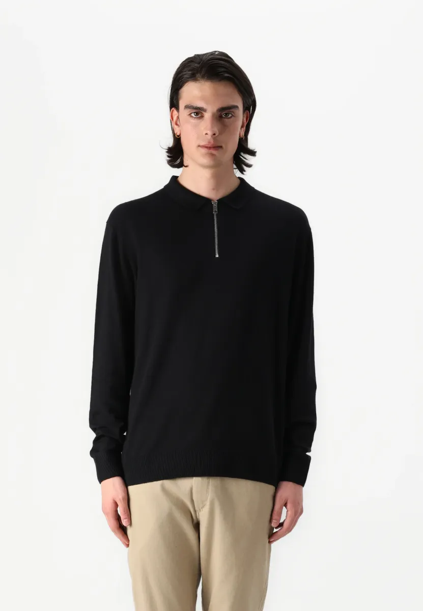 JJEEMIL  - Strickpullover - black
