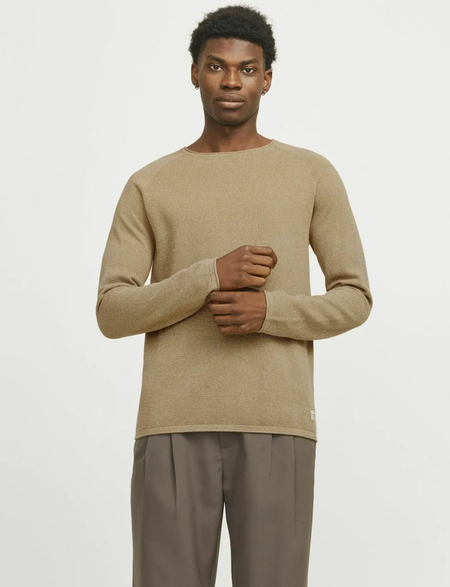 JJEHILL CREW NECK  - Strickpullover - coriander