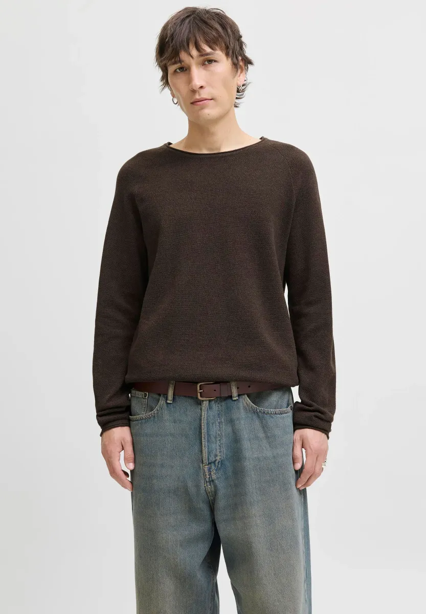 JJEHILL CREW NECK  - Strickpullover - delicioso detail twist