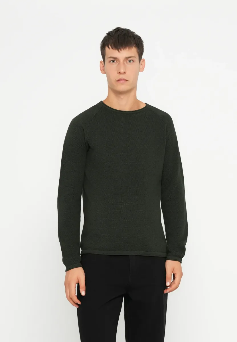 JJEHILL CREW NECK  - Strickpullover - duffel bag