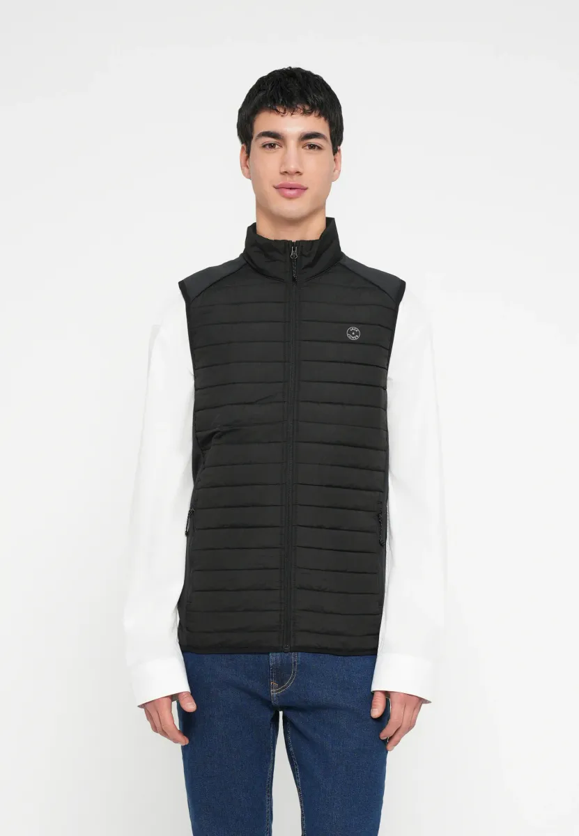JJEMULTI BODYWARMER COLLAR - Weste - schwarz