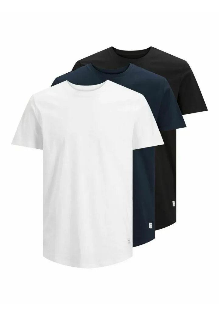 JJENOA TEE 3 PACK - T-Shirt basic - white