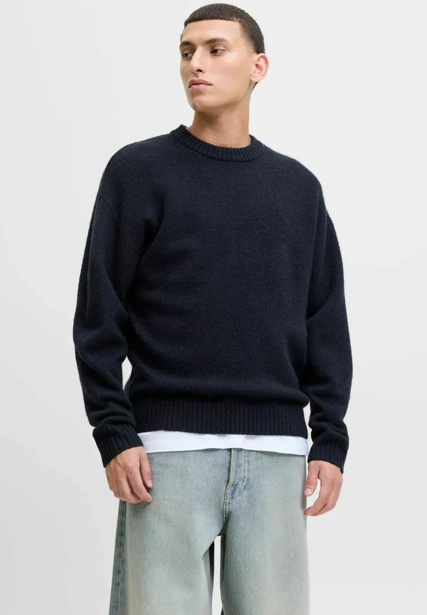 JJESOHO OLLIE  CREW NECK - Strickpullover - sky captain
