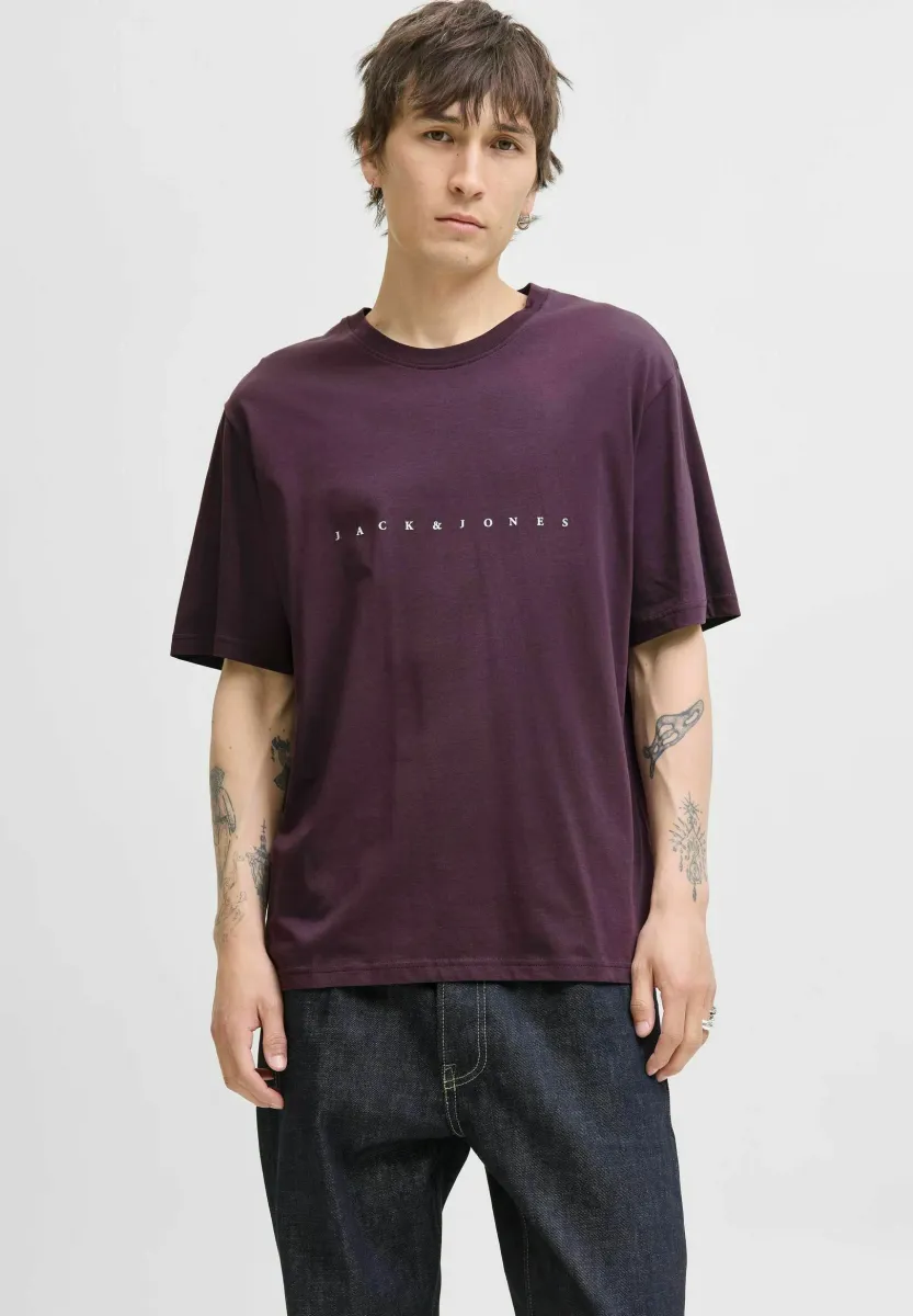 JJESTAR TEE - T-Shirt print - plum perfect