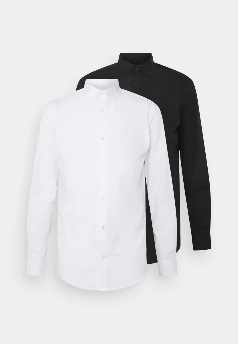 JJJOE 2 PACK - Hemd - black/white