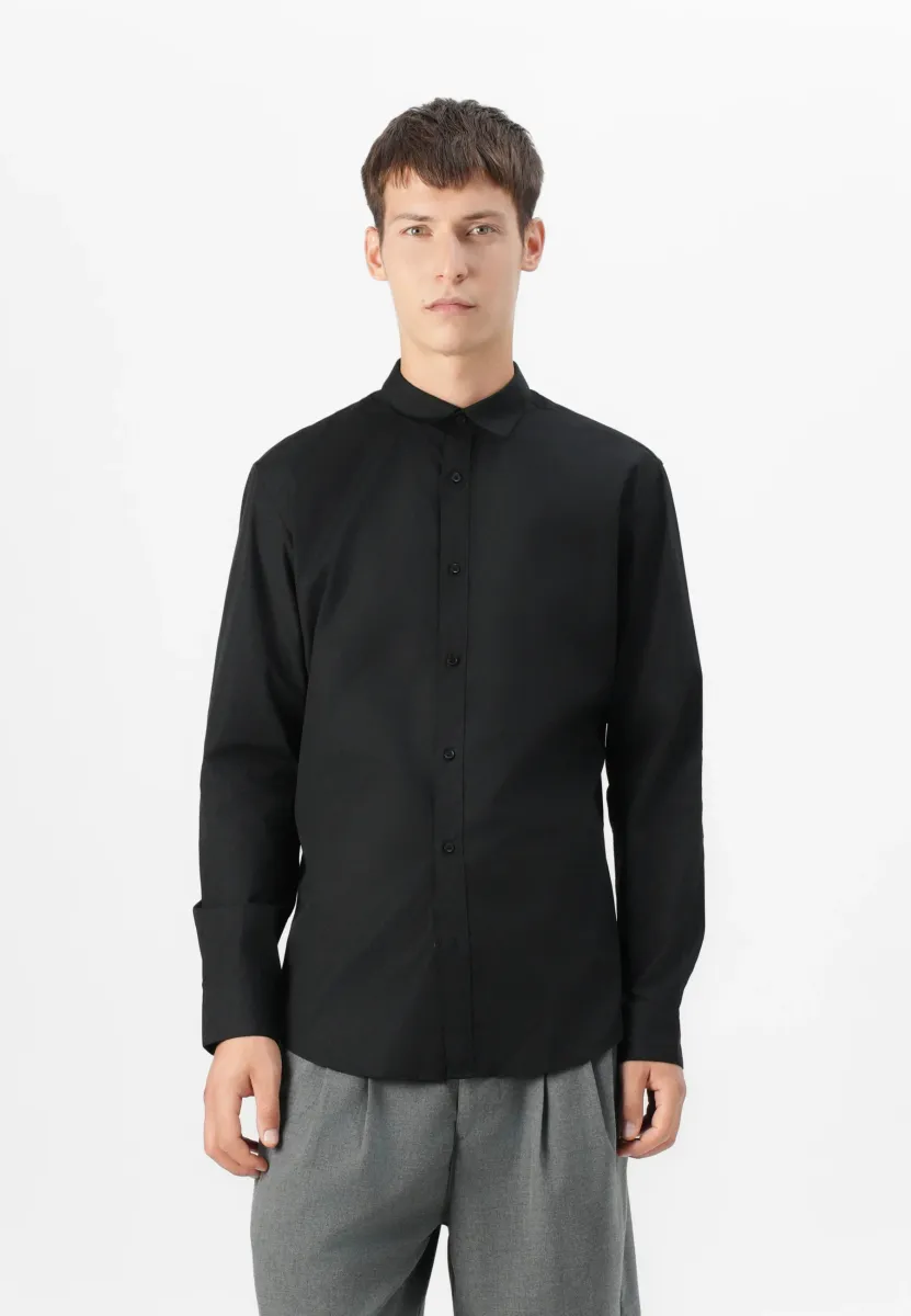 JJJOE PLAIN - Hemd - black